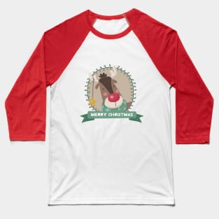 Woodland Christmas Baseball T-Shirt